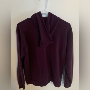 Purple zip up sweatshirt